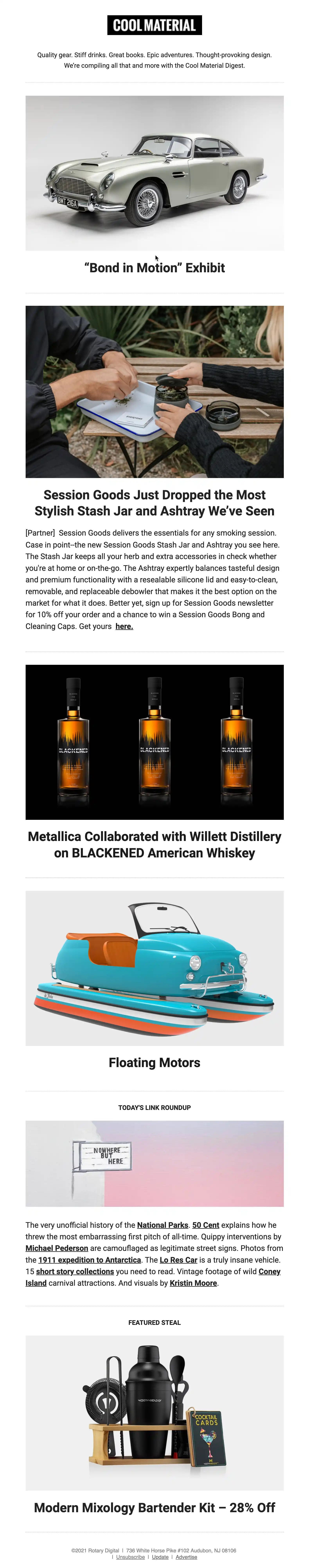 Cool Material newsletter