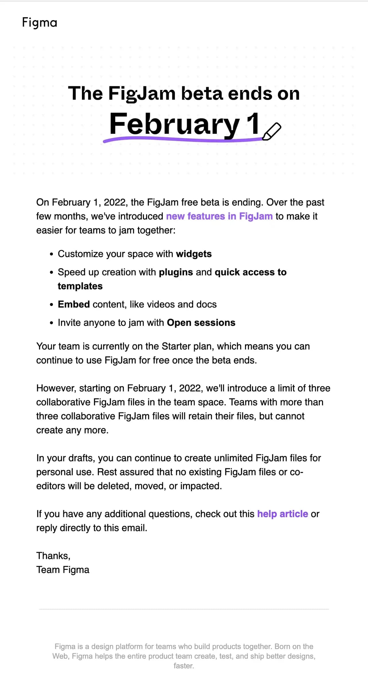 Figma product announcement