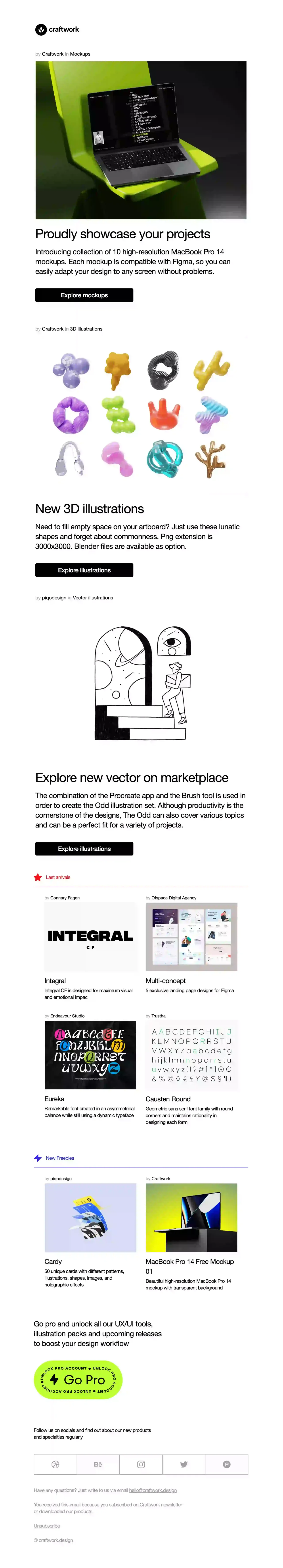 Craftwork newsletter